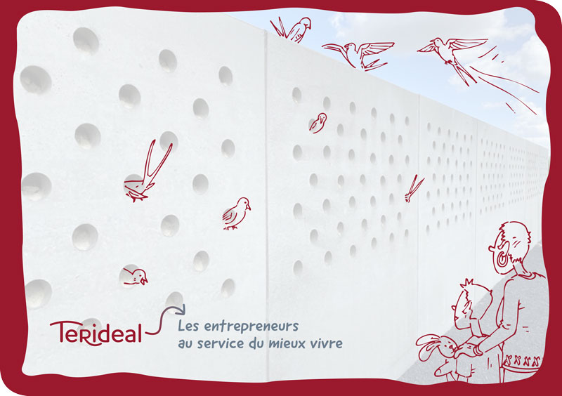 reprise illustrée falaises à hirondelles à dourges