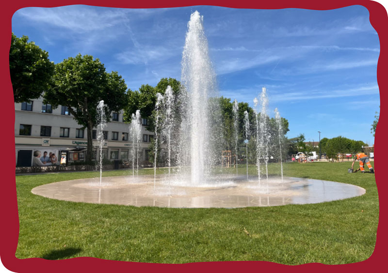 reprise illustrée promenade jean jaurès à romans sur isère