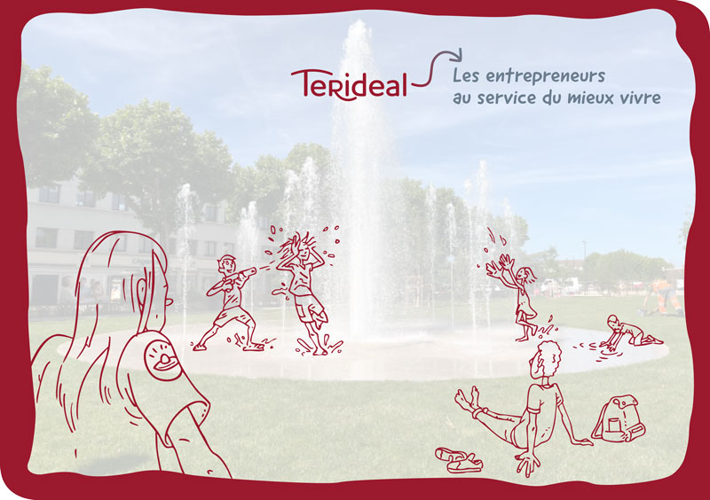 reprise illustrée promenade jean jaurès à romans sur isère