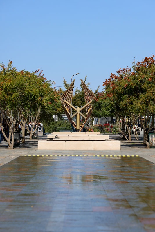 fontaine et bassin de la fac panorama