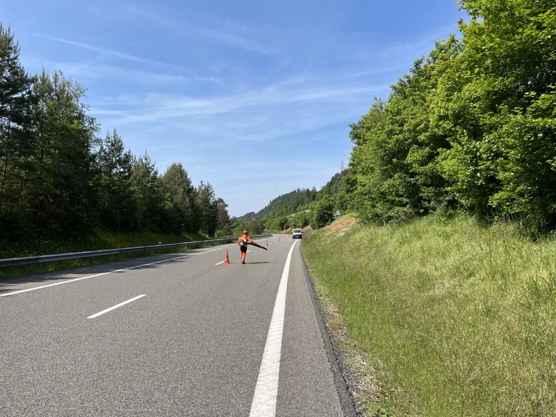 autoroute en chantier